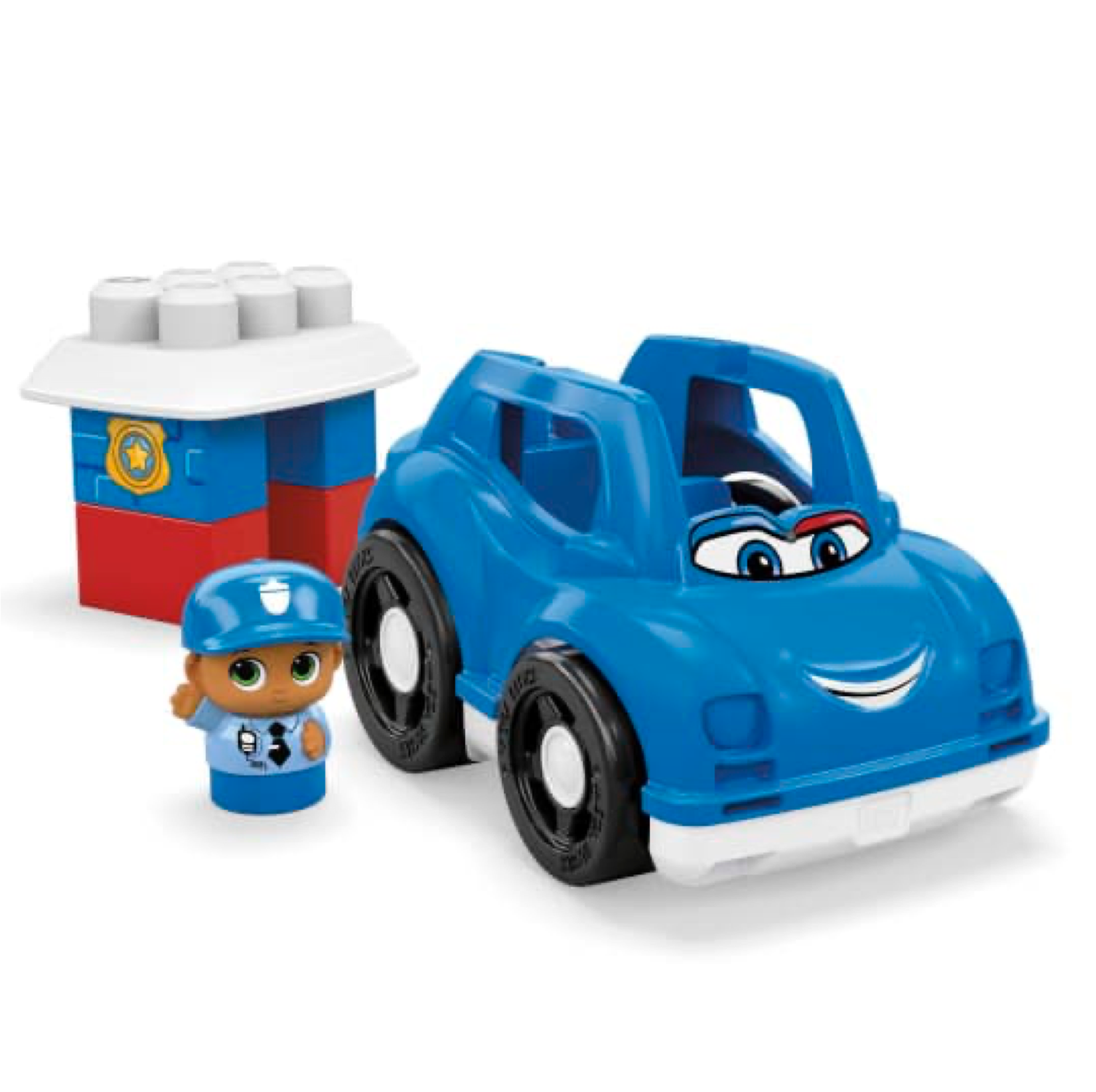 Mega Bloks Juguete de Construcción Vehículo Policía de Bloques