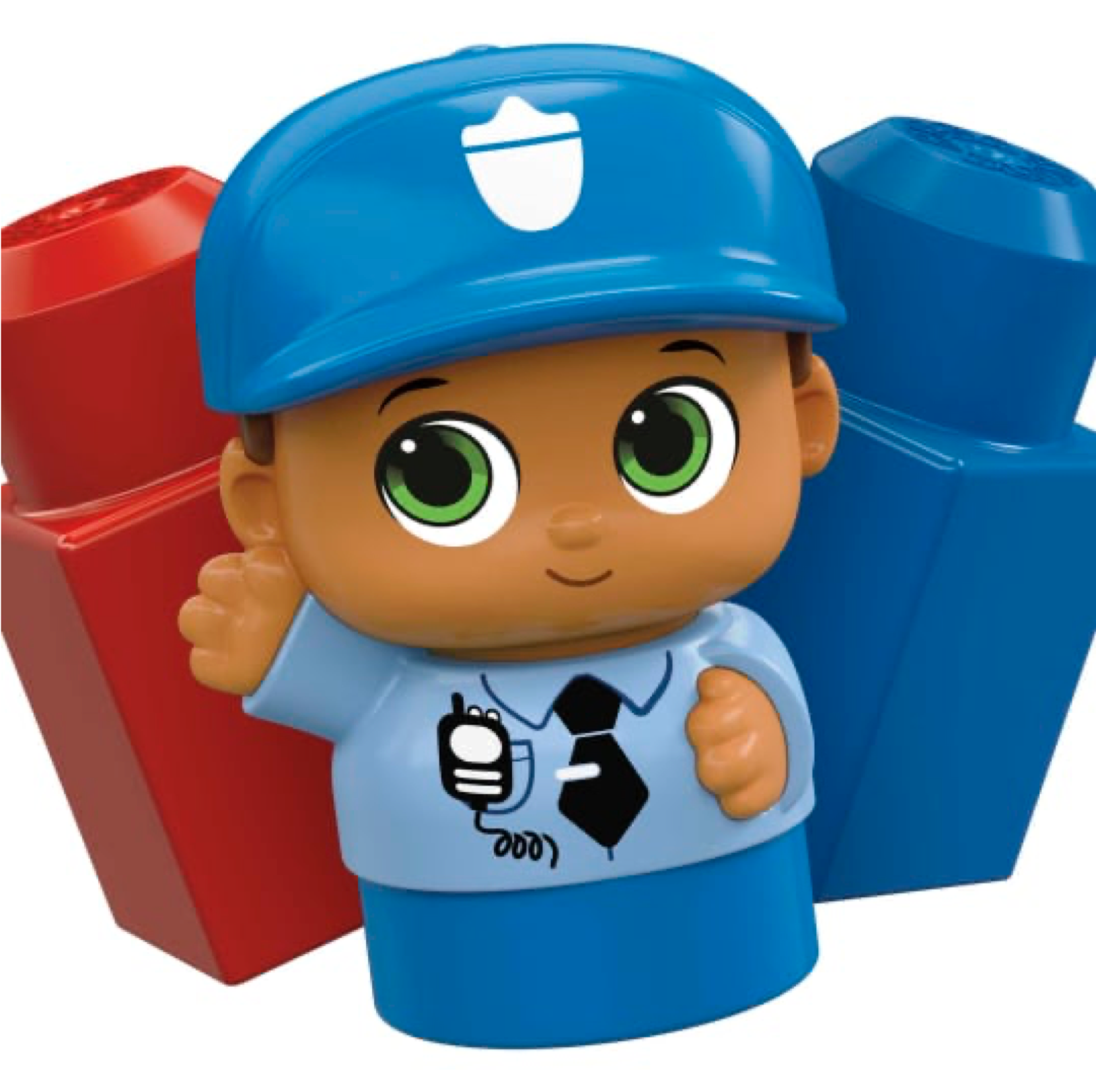 Mega Bloks Juguete de Construcción Vehículo Policía de Bloques