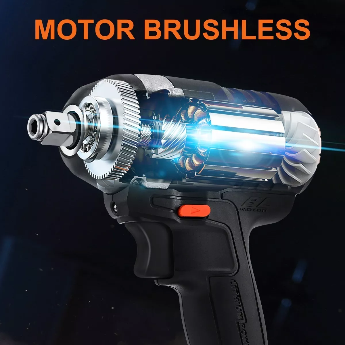 Llave De Impacto Inalámbrico Eléctrica De 20v
