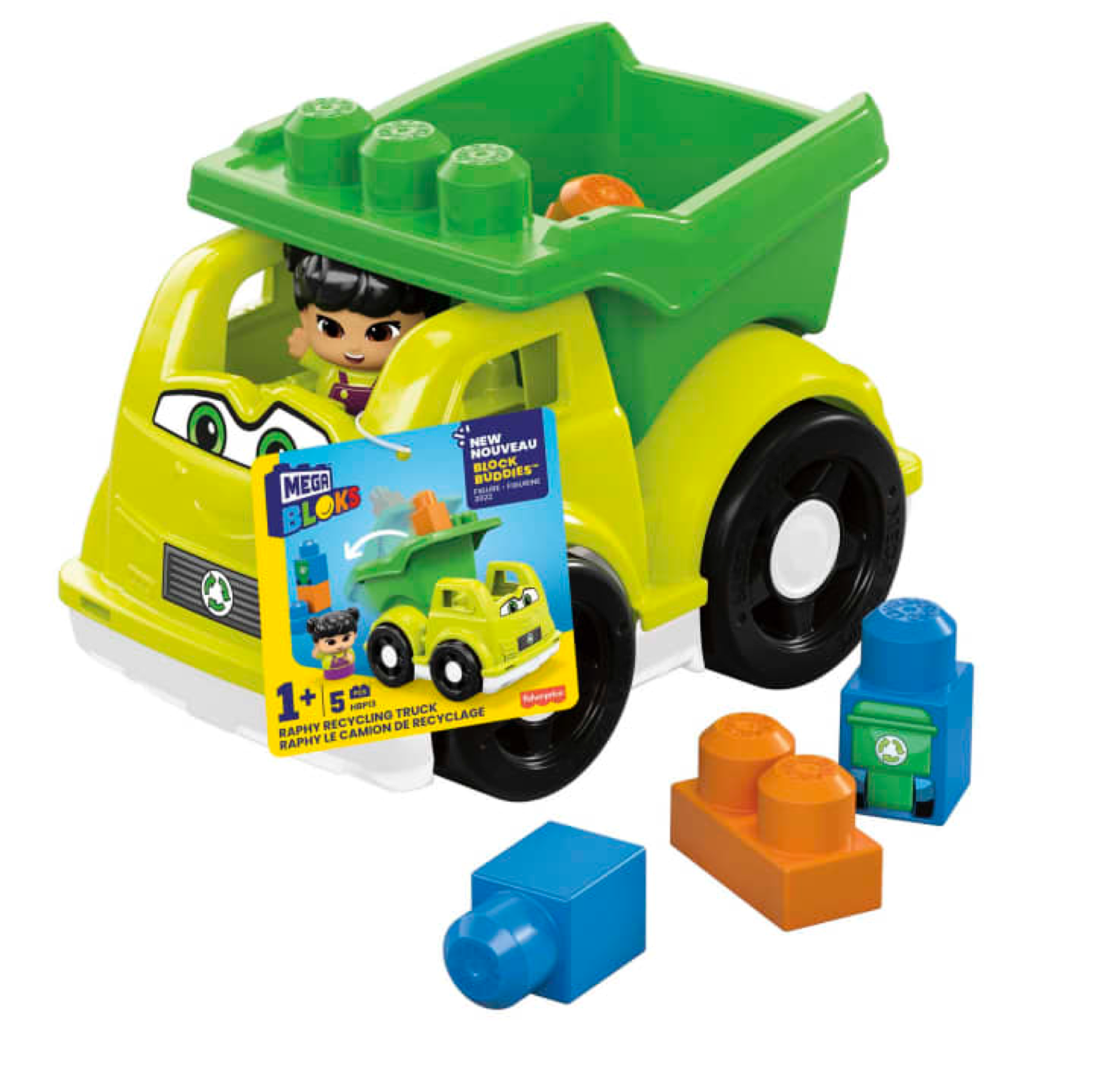 Mega Bloks Juguete De Construcción Camión De RECICLAJE