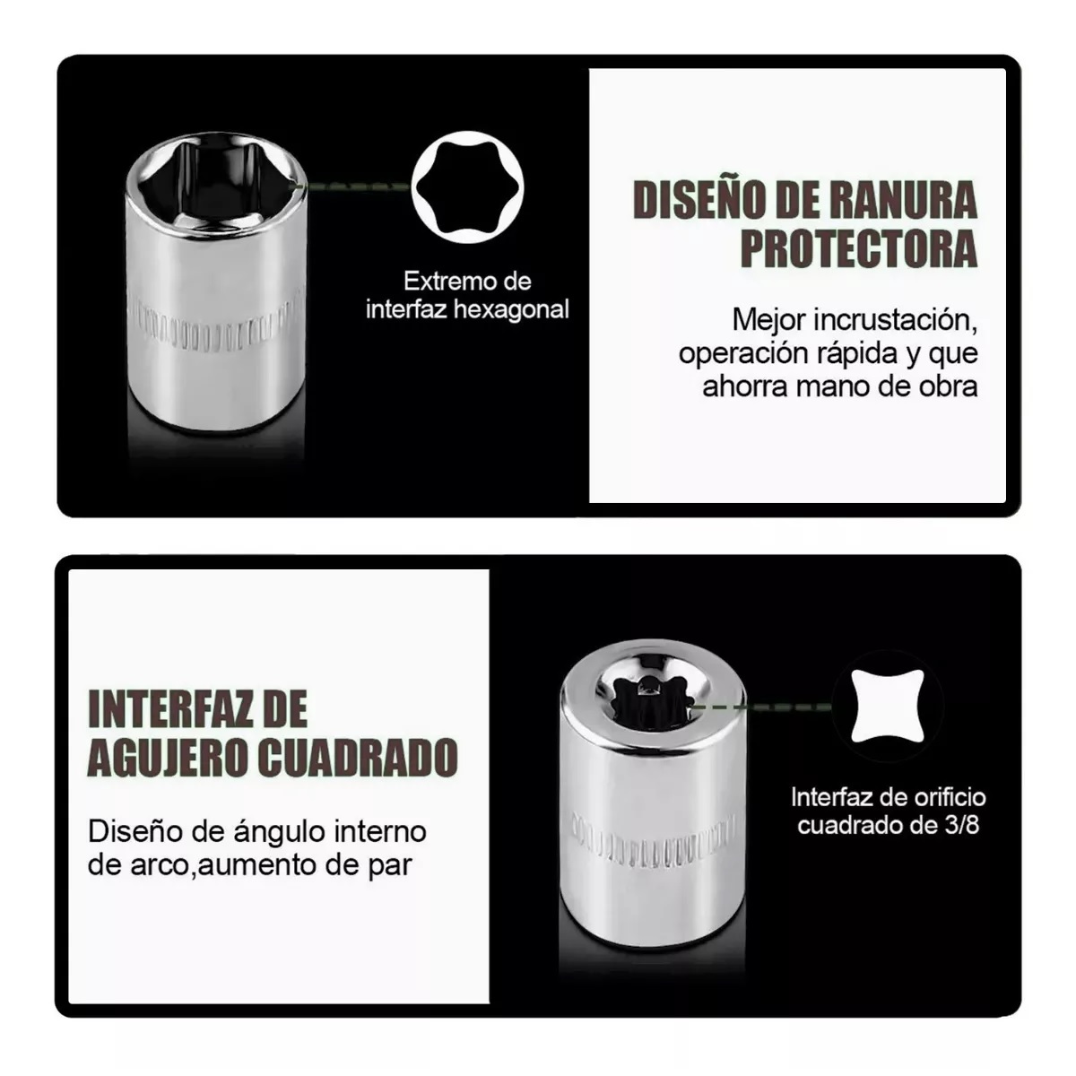 Juego De Herramientas Mecánicas 46pcs