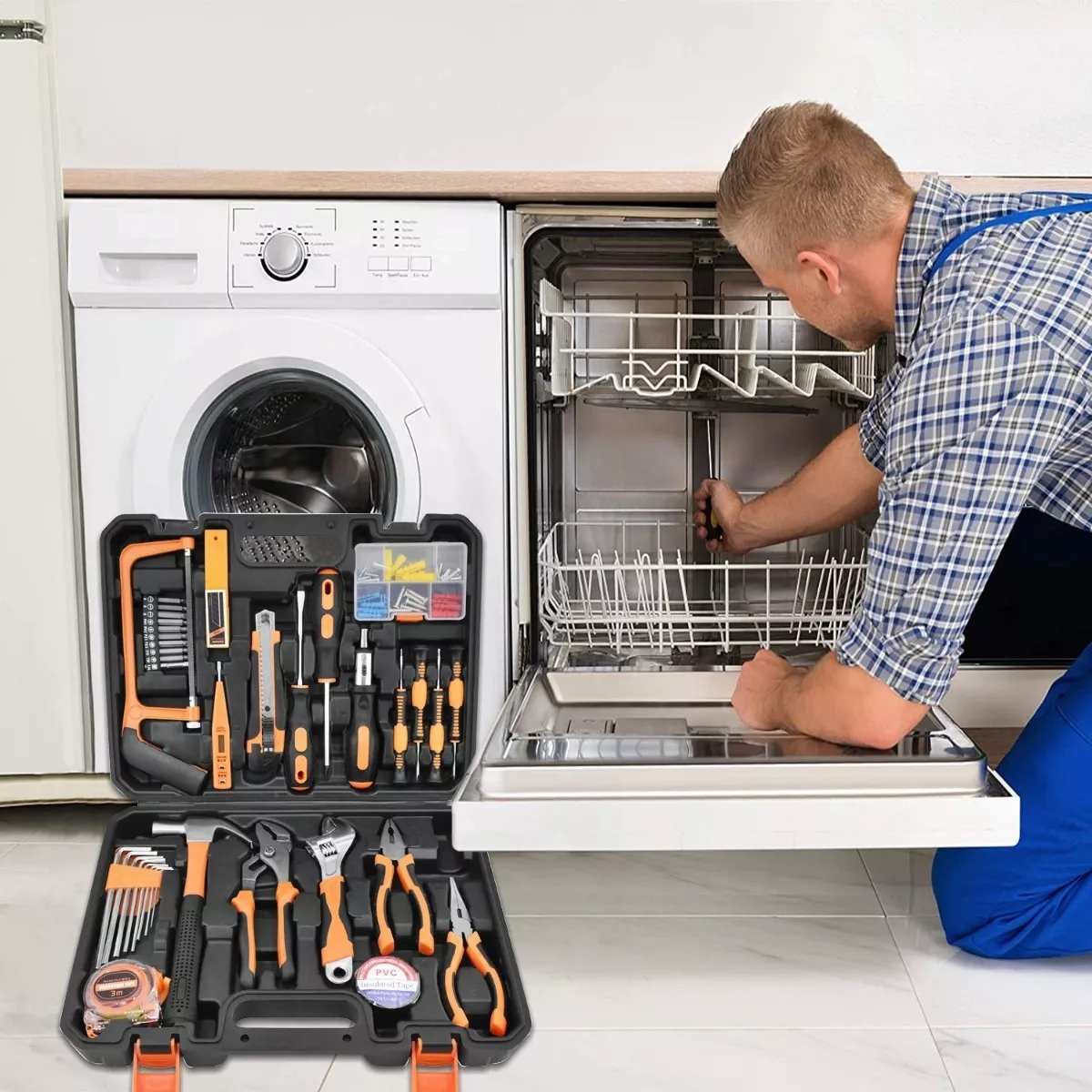 Juego De Herramientas Mecánica Portafolio 100 Pz