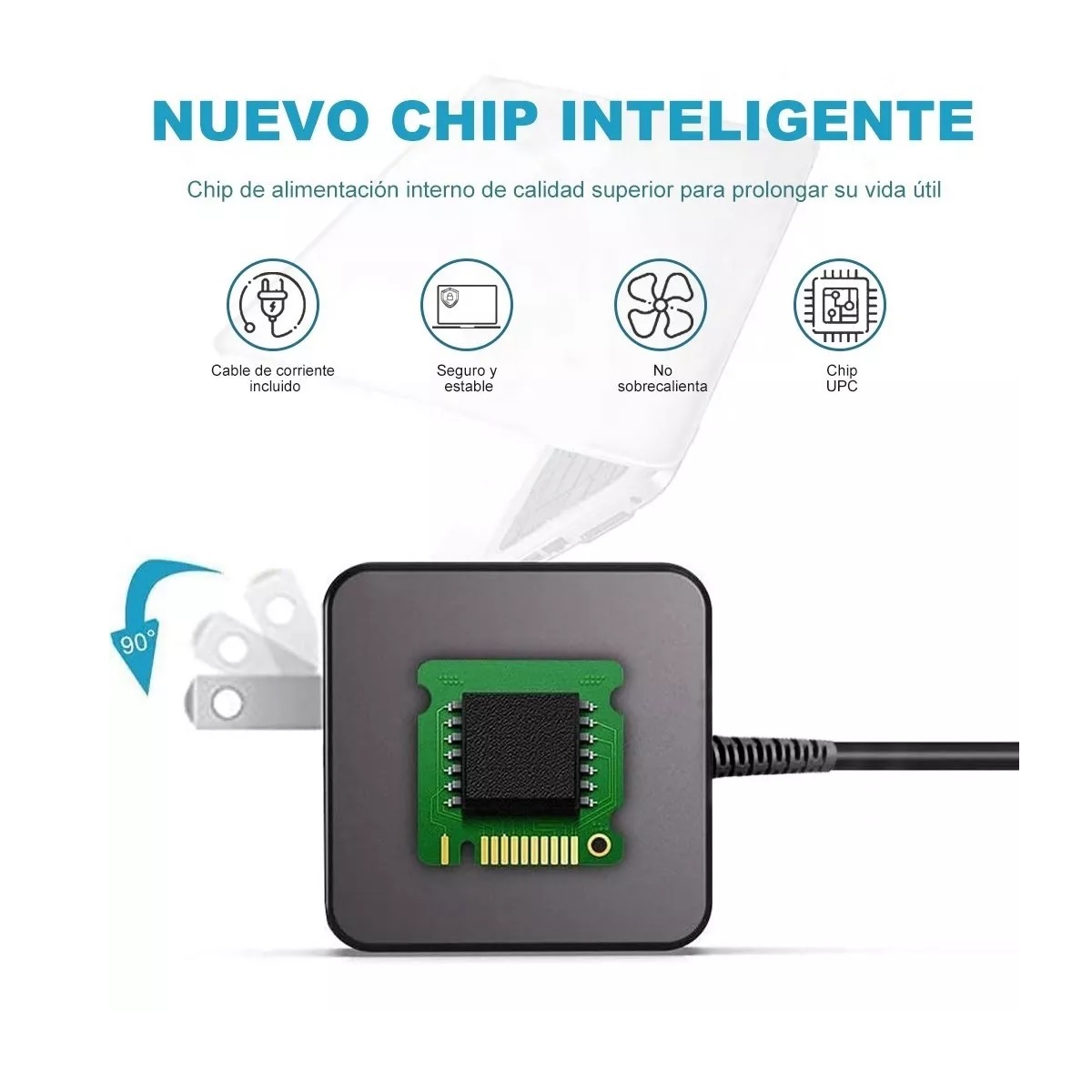 Cargador Adecuado Para Lenovo Laptop Ideapad 20v/2.25a 45w