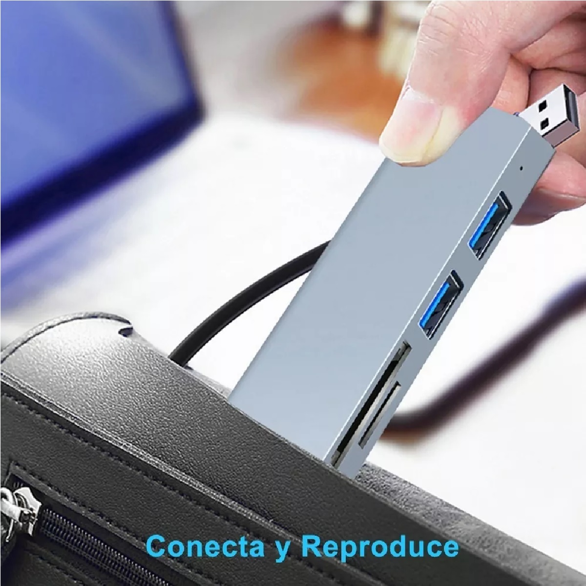  Adaptador Usb C Multi Puerto Usb 3.0 Sd Tf Tipo C Hub 5 En 1