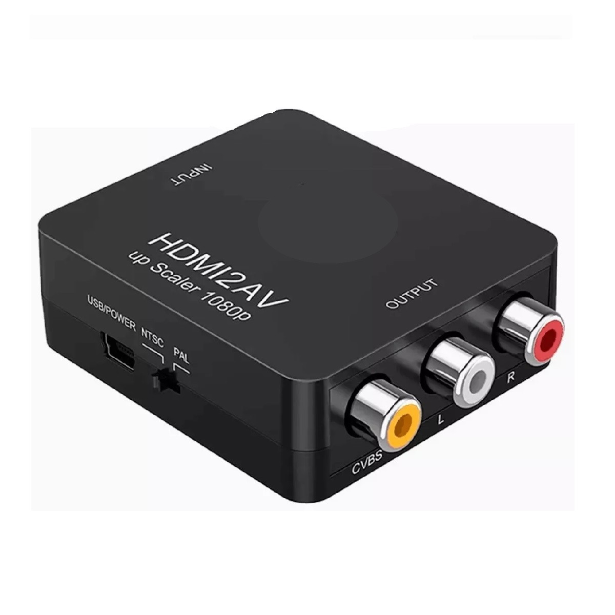 Adaptador De Convertidor De Audio Y Video Tv Hdmi A Rca 1080