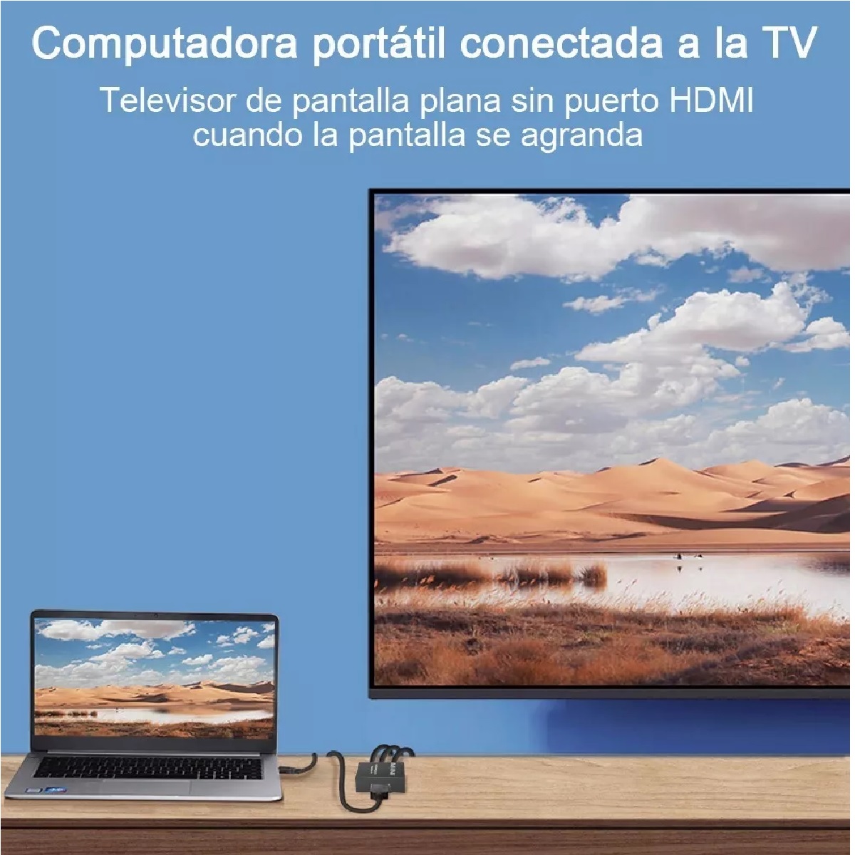 Adaptador De Convertidor De Audio Y Video Tv Hdmi A Rca 1080