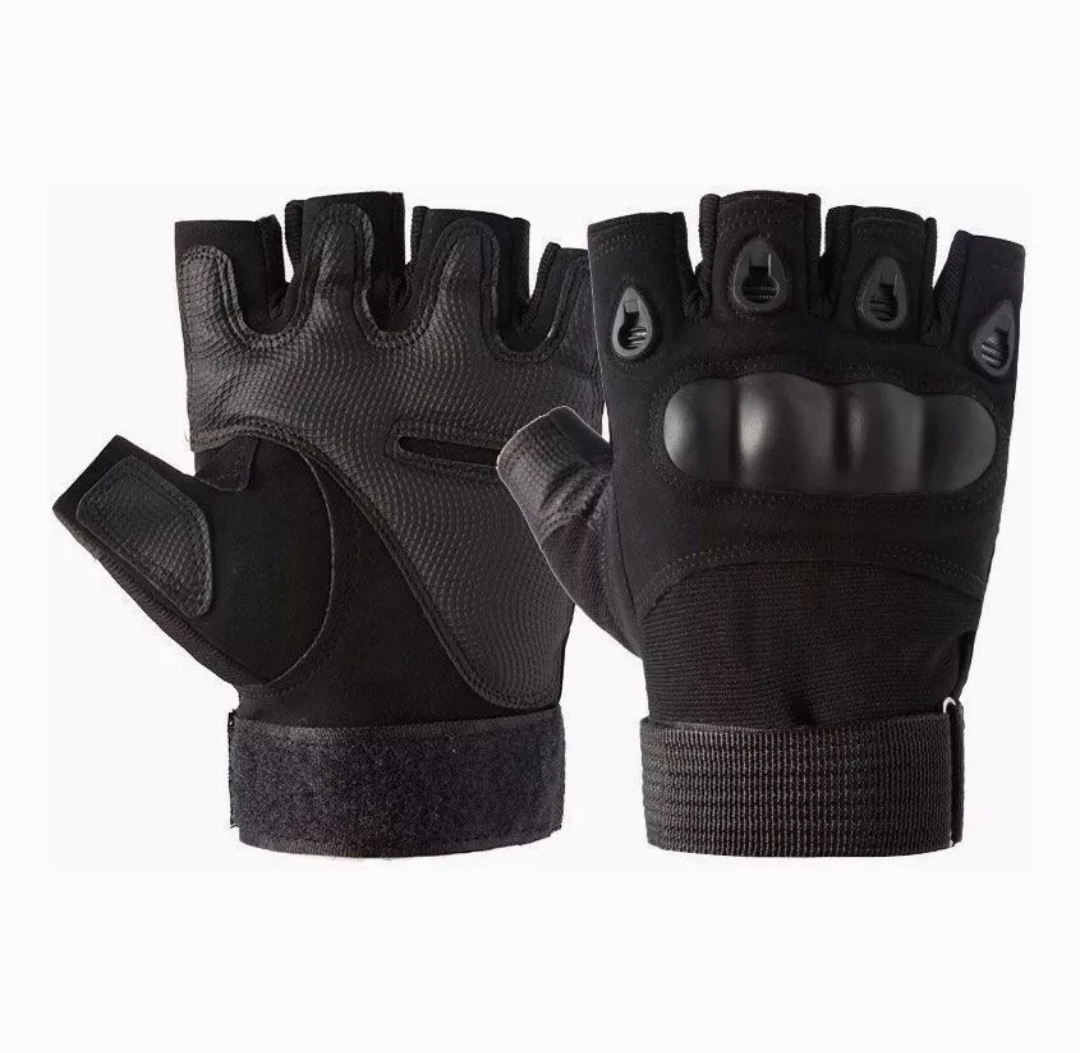 Guantes Tacticos Militar Medio Dedo Motocicleta Y Bicicleta