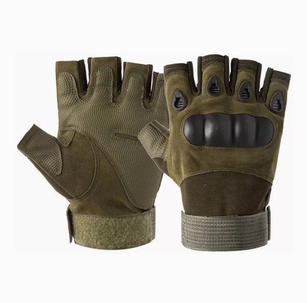 Guantes Tacticos Militar Medio Dedo Motocicleta Y Bicicleta