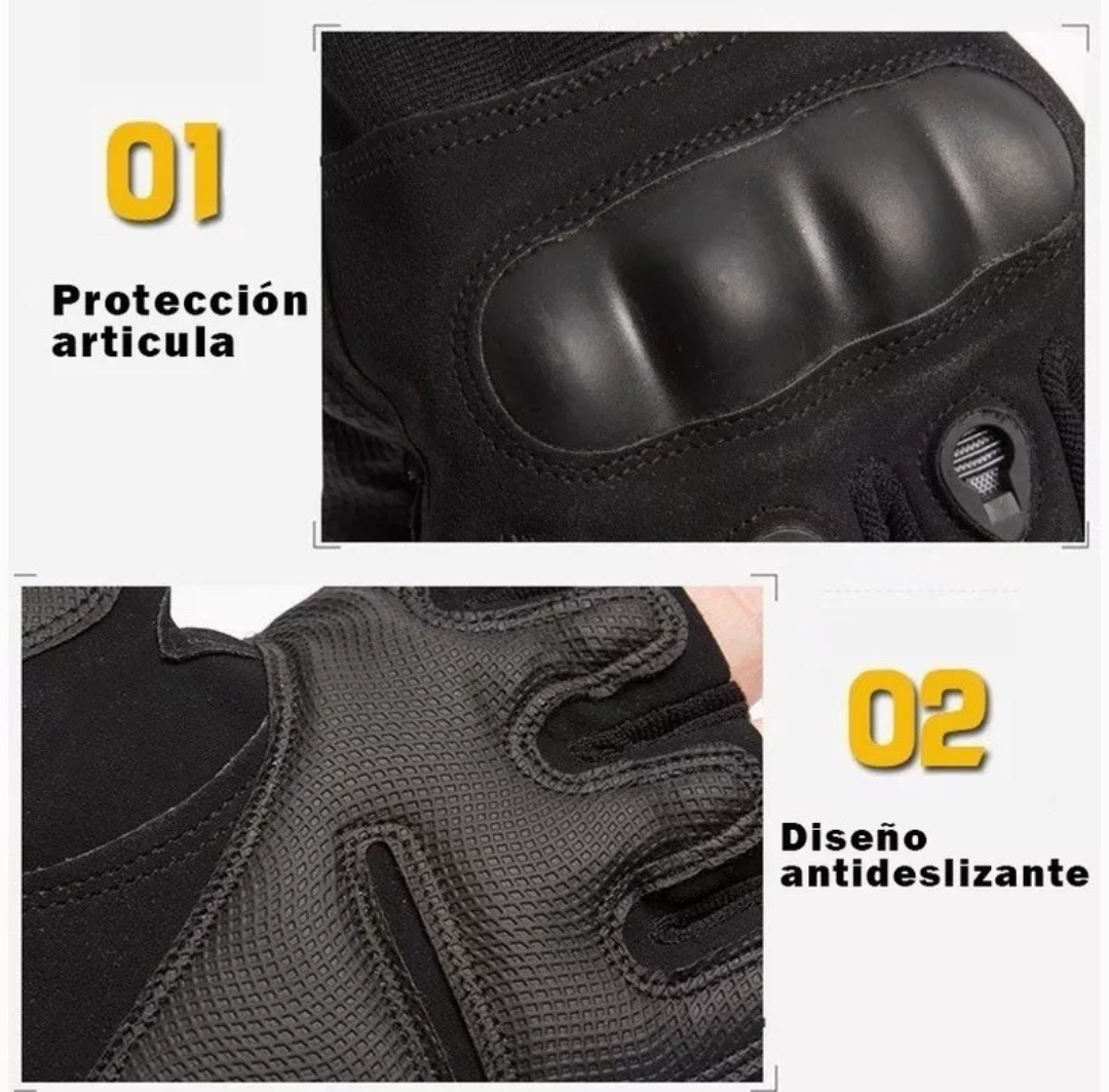 Guantes Tacticos Militar Medio Dedo Motocicleta Y Bicicleta