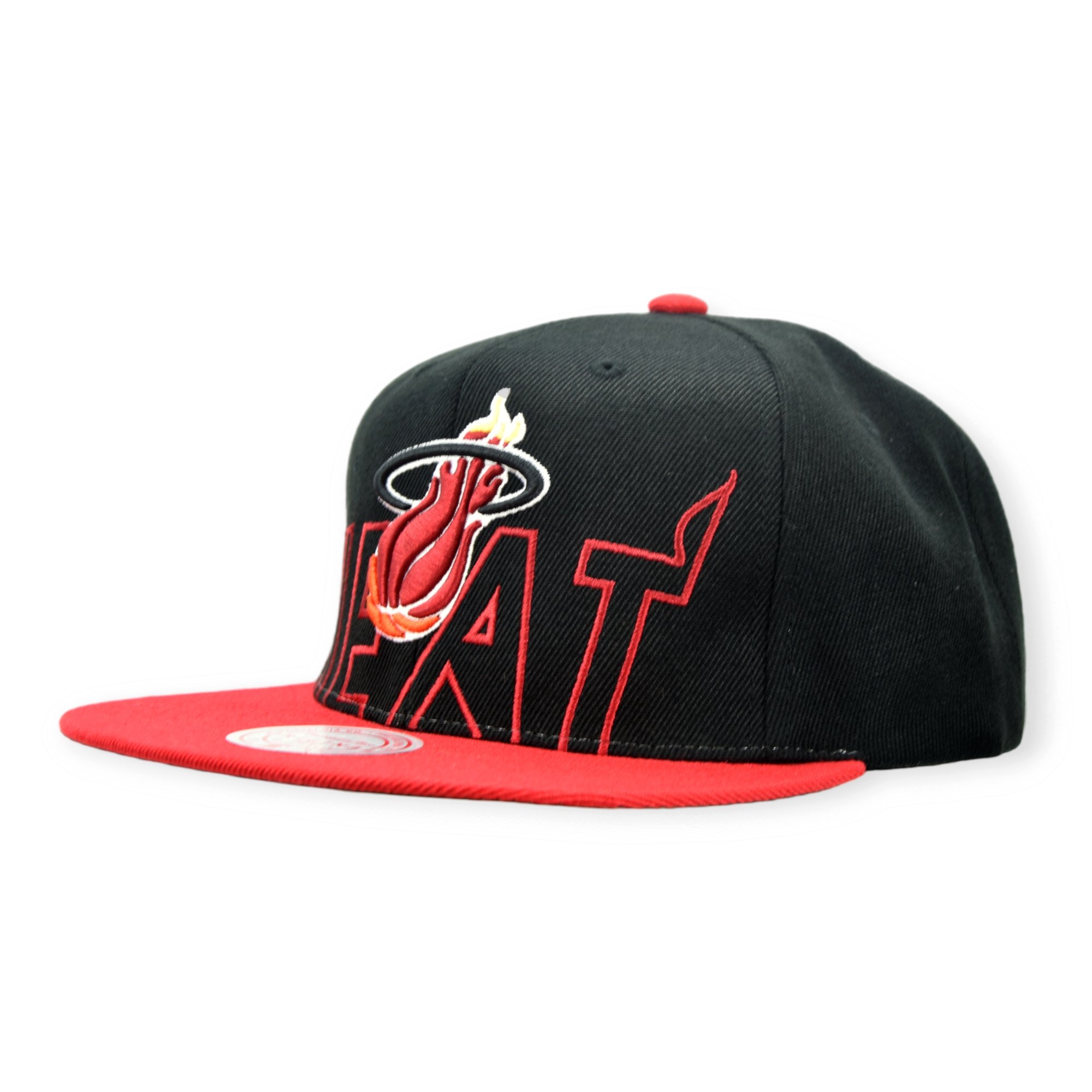 Miami Heat Nba Gorra Mitchell And Ness Low Big Face