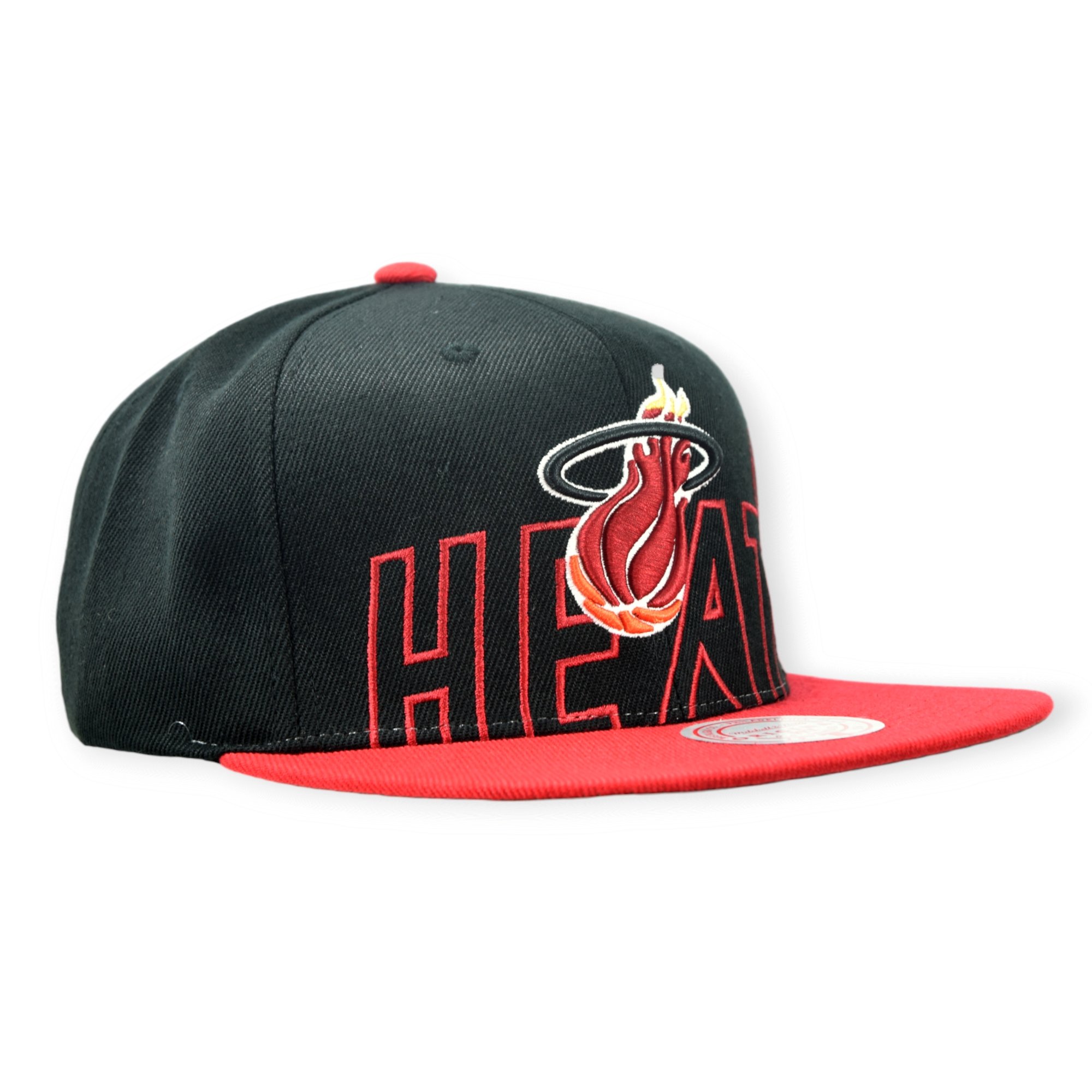 Miami Heat Nba Gorra Mitchell And Ness Low Big Face
