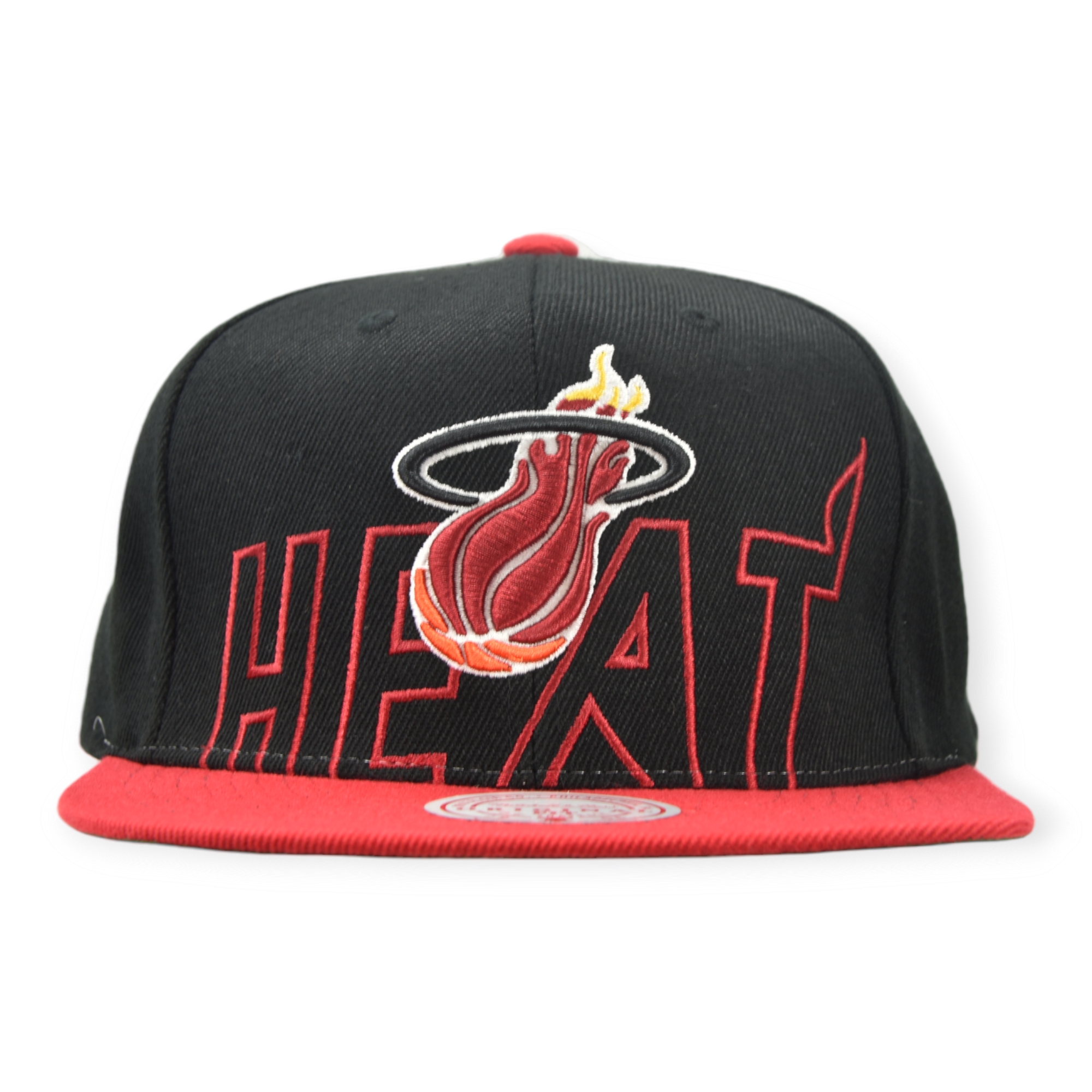 Miami Heat Nba Gorra Mitchell And Ness Low Big Face