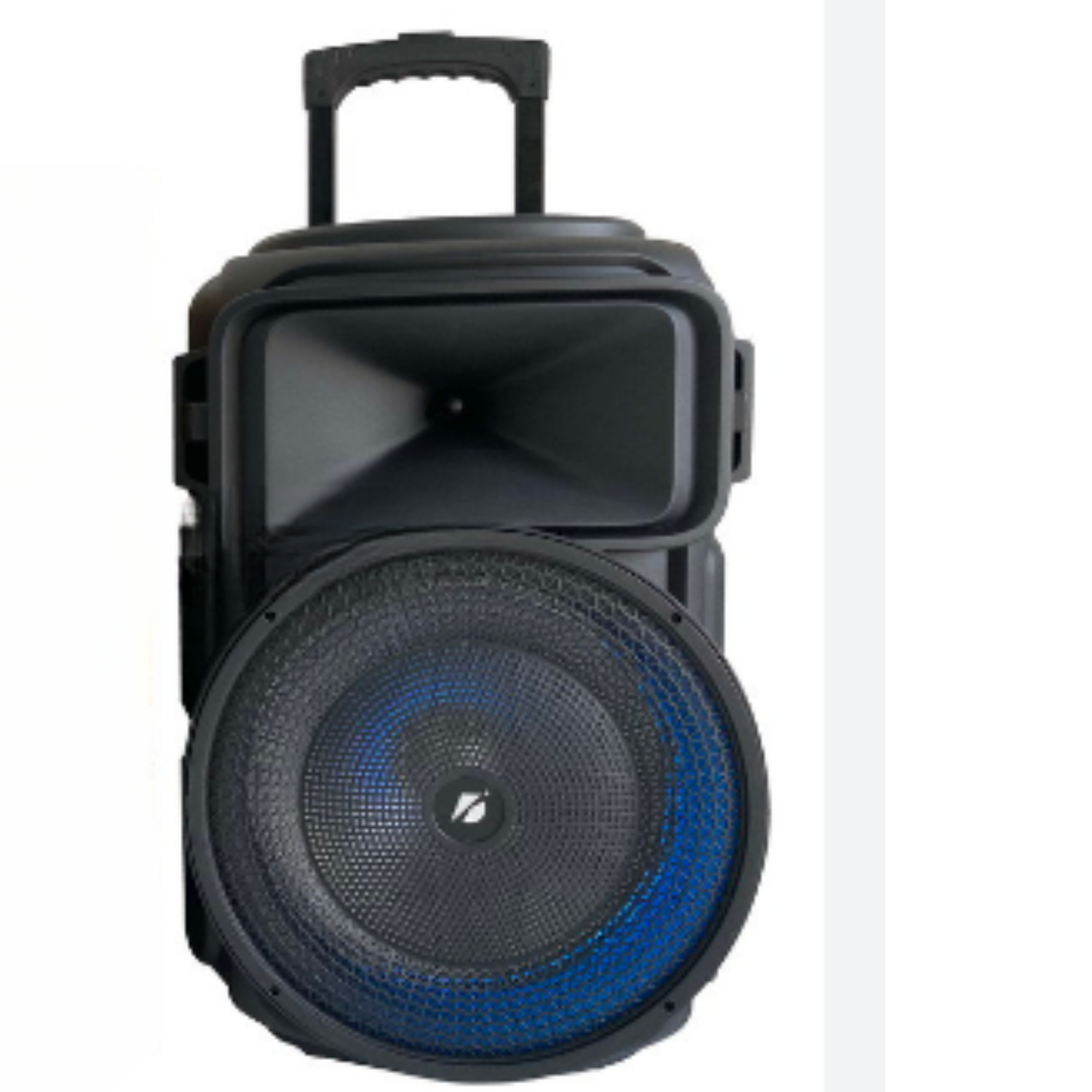 Bocina bluetooth para karaoke, subwoofer portátil con luz Led RGB, 12 pulgadas