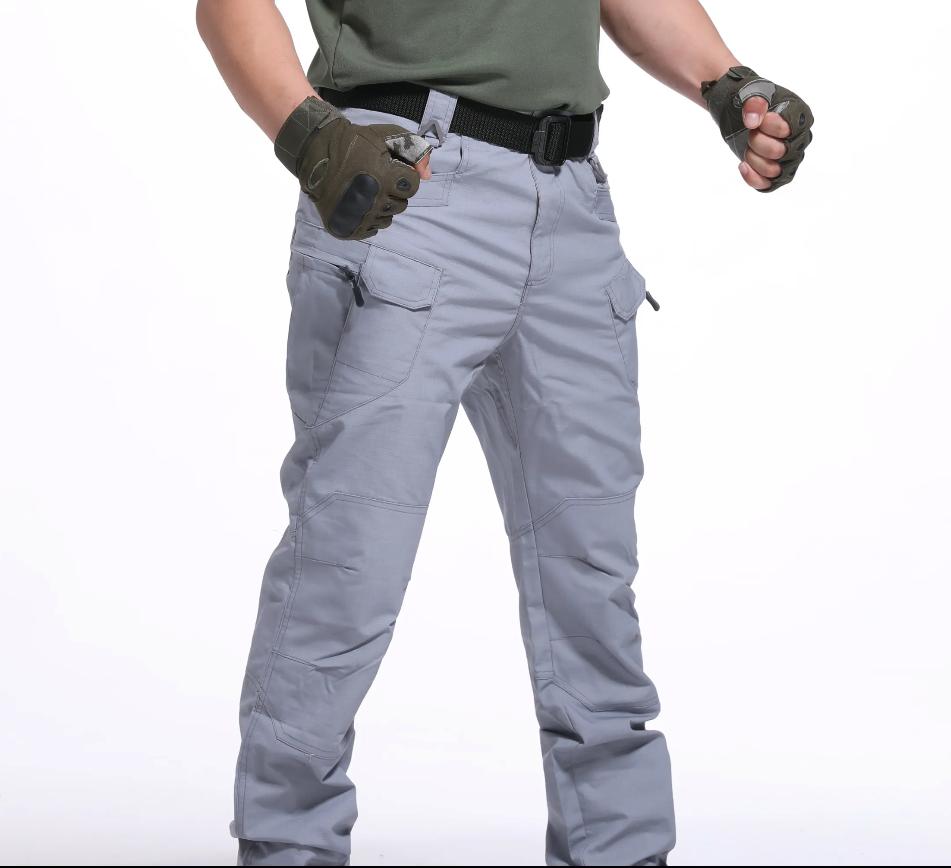 GRAM. Pantalon Tactico Militar, Pantalon cargo, Senderismo, Impermeable y Anti Desgarre