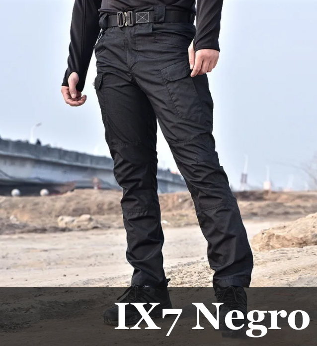 GRAM. Pantalon Tactico Militar, Pantalon cargo, Senderismo, Impermeable y Anti Desgarre