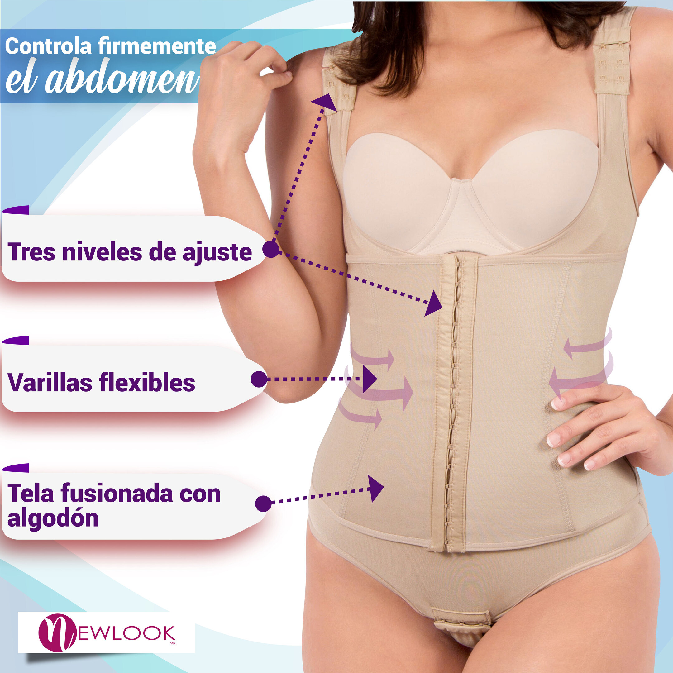 Newlook Fajas Body Cinturilla Ultra Control Moldeadoras