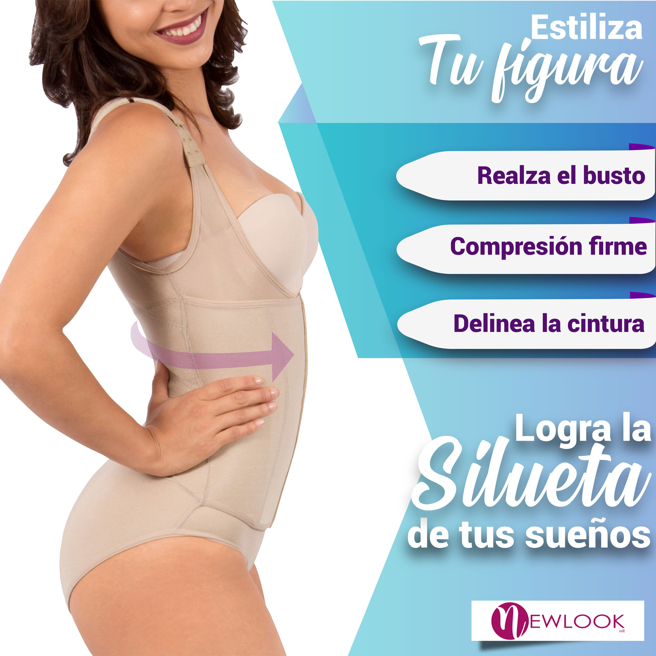 Newlook Fajas Body Cinturilla Ultra Control Moldeadoras