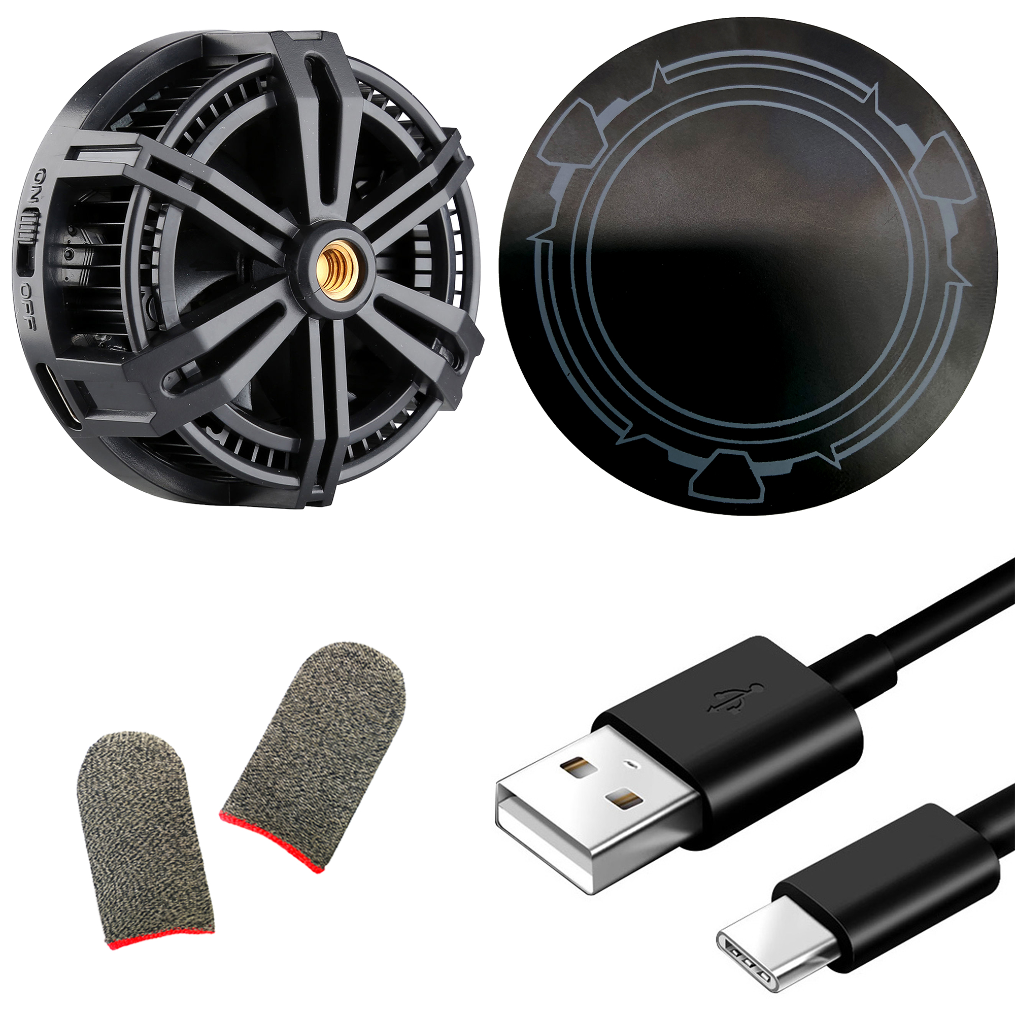 Enfriador Magnetico De Telefono Ventilador Rgb Cooler Gamer