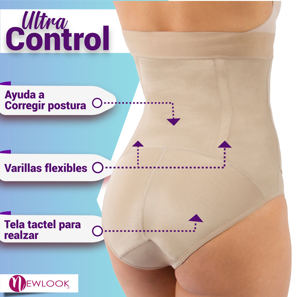 New Look Panty Faja Cinturilla Ultra Control De Algodón
