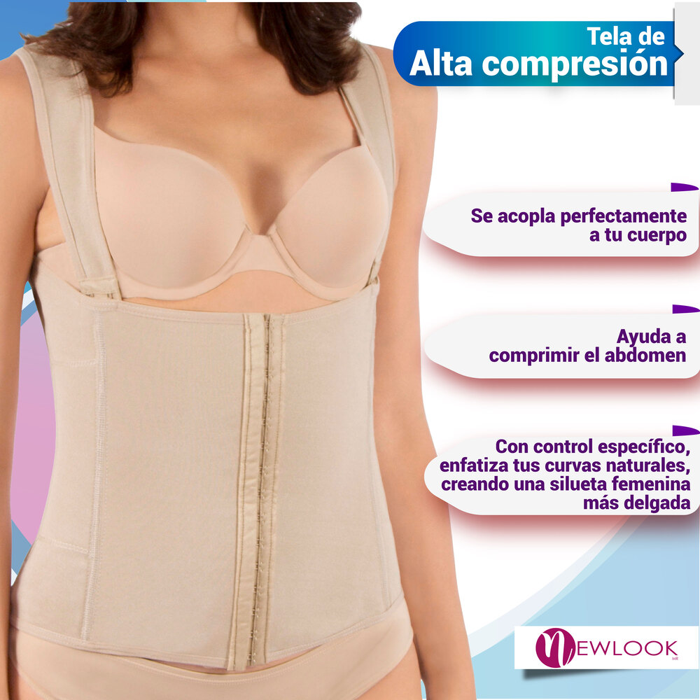 Newlook Chaleco Faja Modeladora Cintura Y Corrector Postura