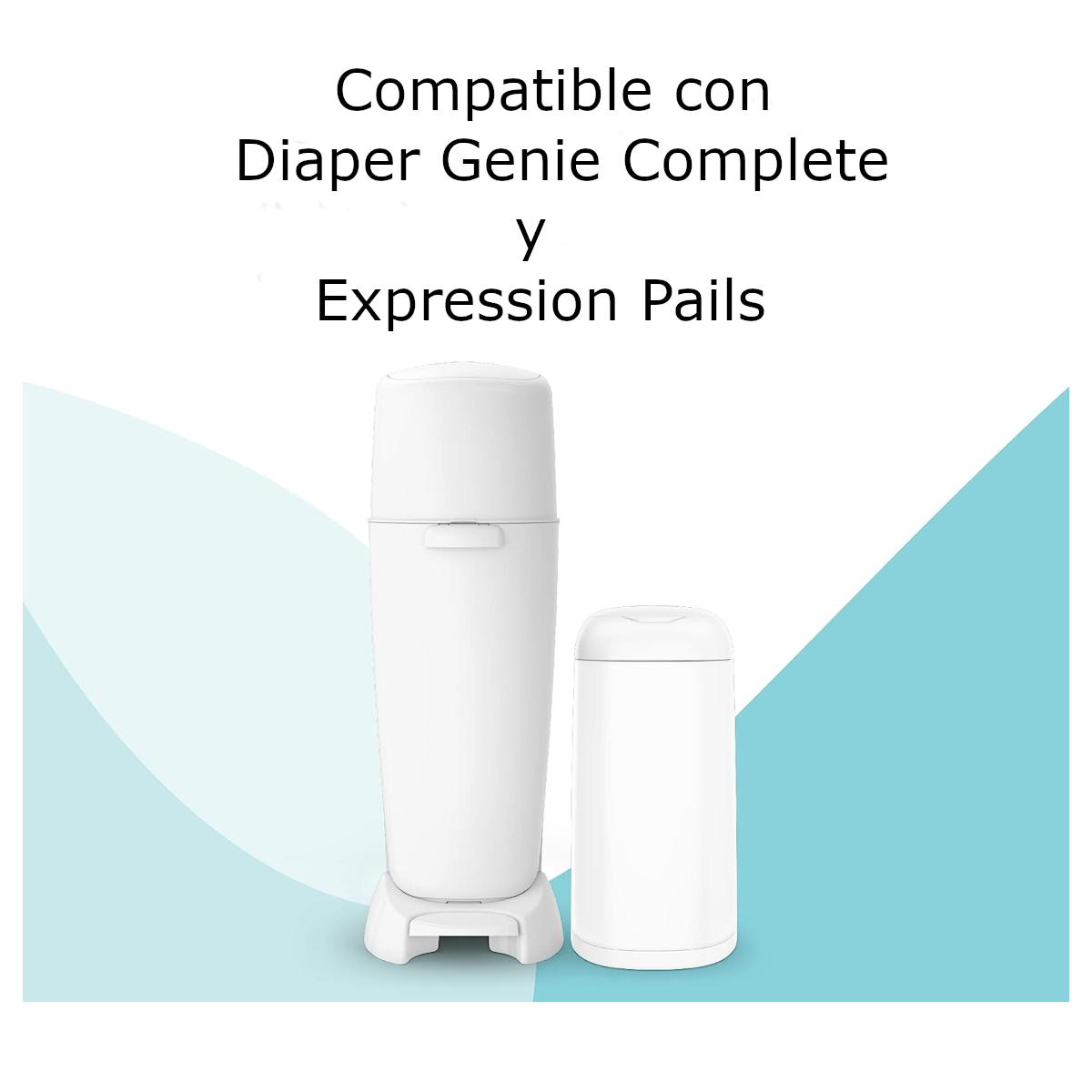 Bolsas de Recambio Diaper Genie: Mantén la Higiene de los Pañales de tu Bebé (8 Recambios)