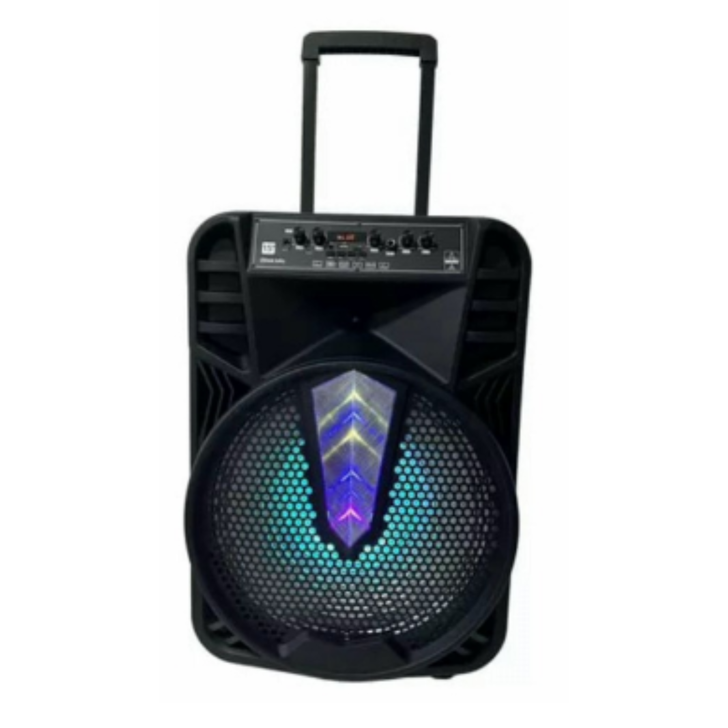 Bocina portátil de 12 pulgadas, luz RGB