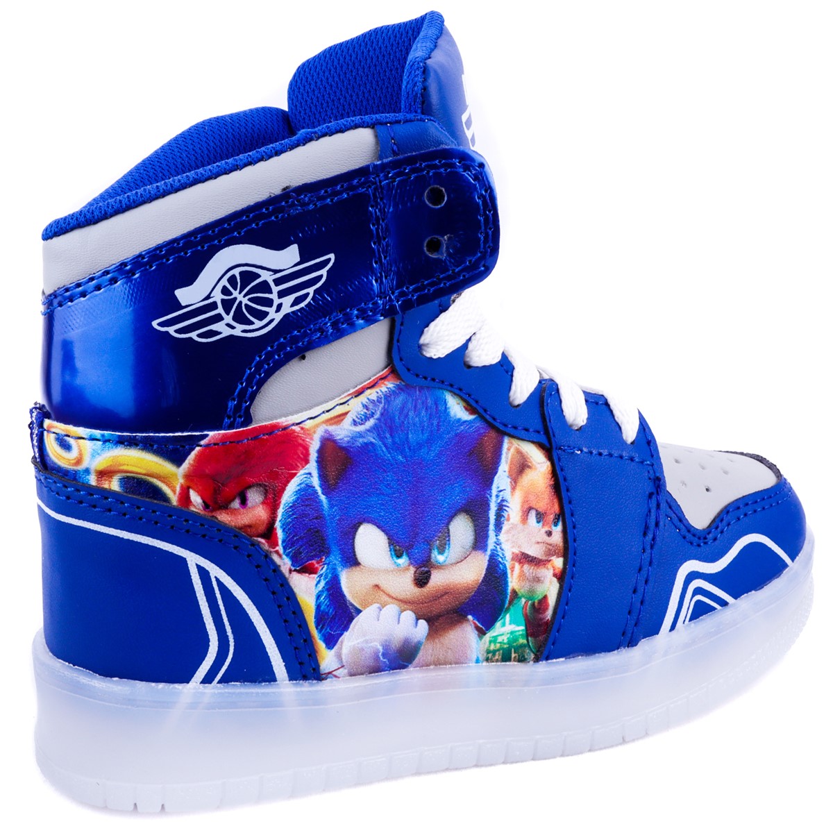 Tenis Bota Niño Sonic Luces Leds The Hedgehog Juego 115-rps