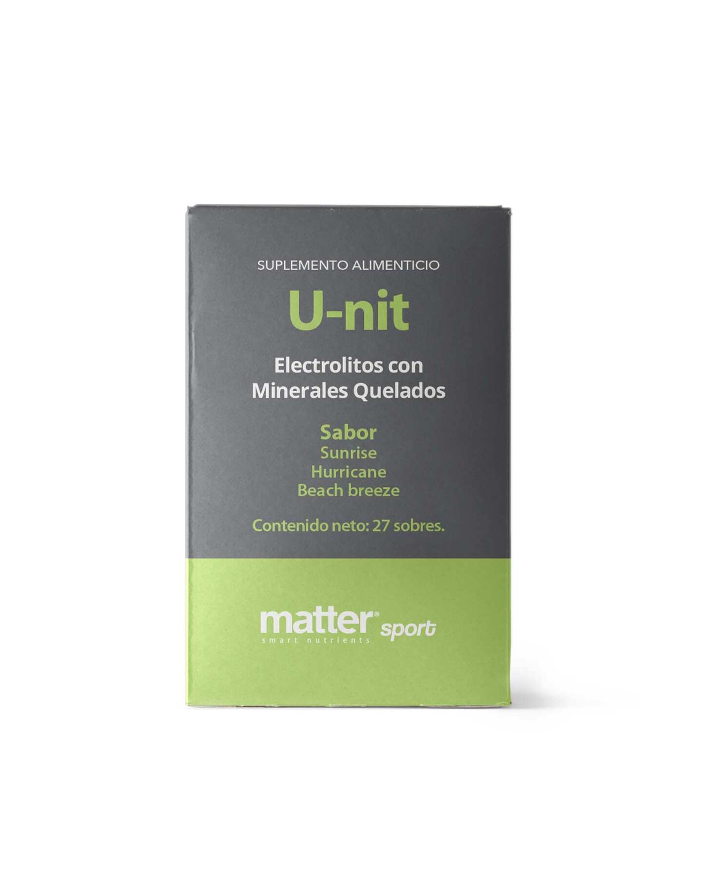 Electrolitos Con Minerales Quelados, 3 Sabores U-nit Matter