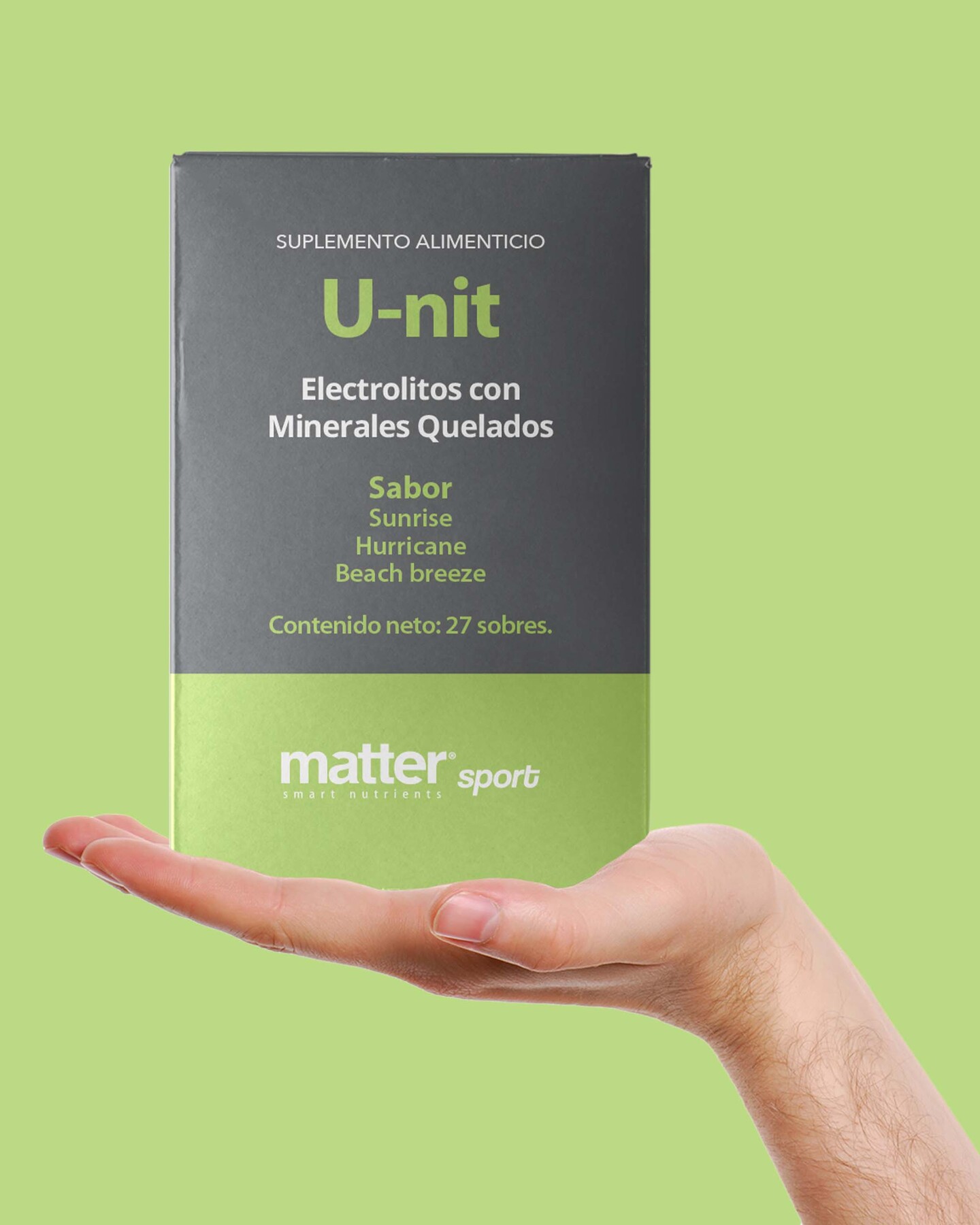 Electrolitos Con Minerales Quelados, 3 Sabores U-nit Matter