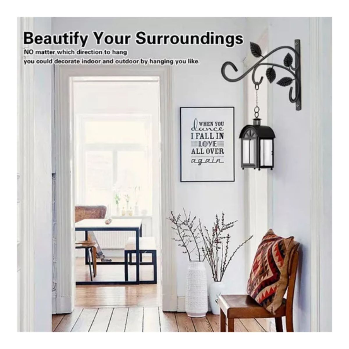 Gancho De Pared Para Colgar Plantas Para Maceta, 2 Piezas