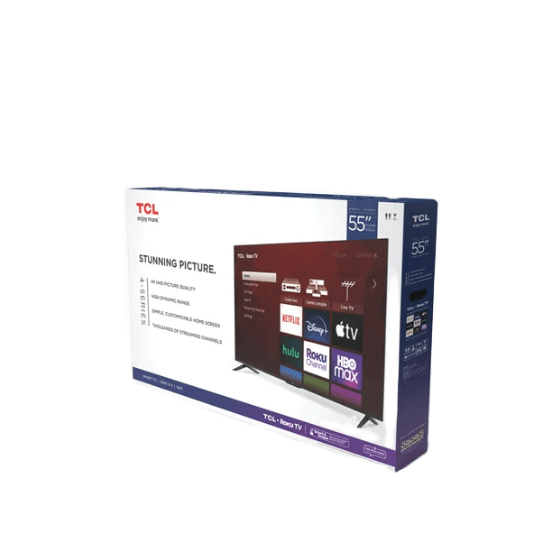 TCL 55" 4K UHD HDR LED Smart Roku TV  55S451