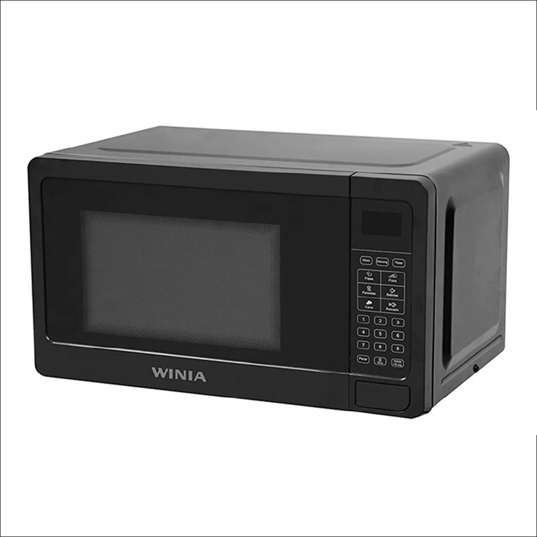 HORNO MICROONDAS 0.7P3 ABIERTO BOTON NEGRO WINIA