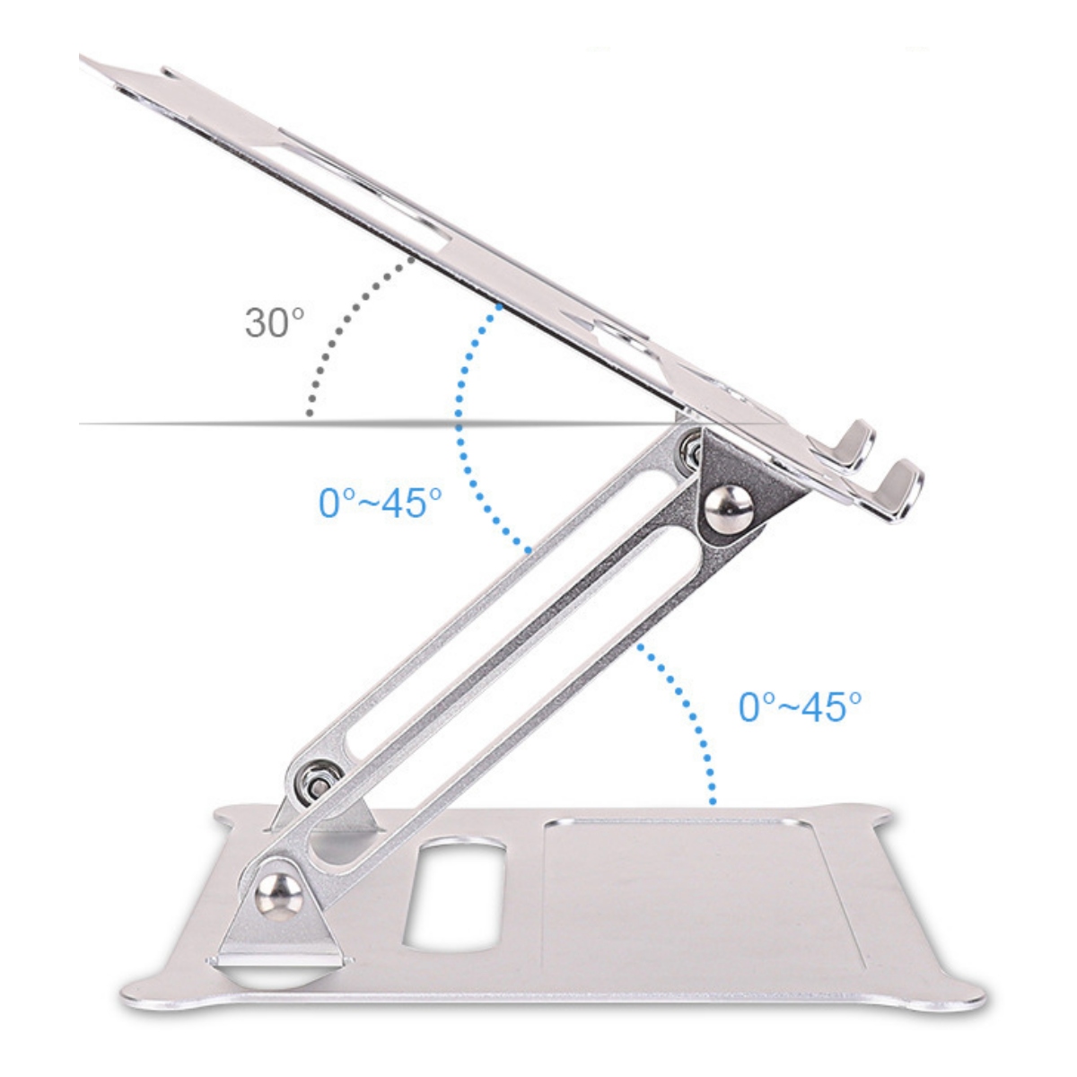 Soporte Ergonómico De Aluminio Desmontable Para Laptop