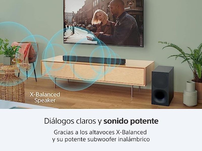 Bocina De Sonido Para TV Con Bluetooth Subwoofer Inalambrica Cine Teatro En  Casa