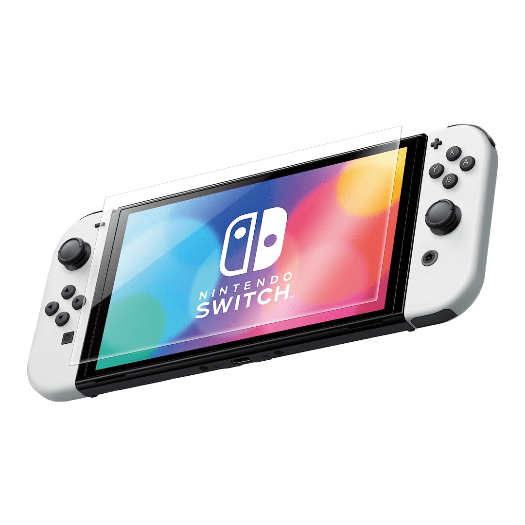  Protector de pantalla vidrio templado para Nintendo Switch OLED (3 Piezas)