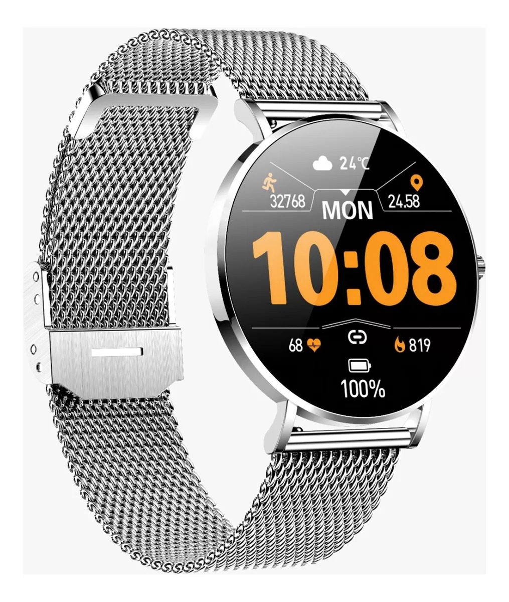 Reloj Para Mujer Smart Watch T8 Para Dama Fralugio 1.3´ Metal Amoled Hd