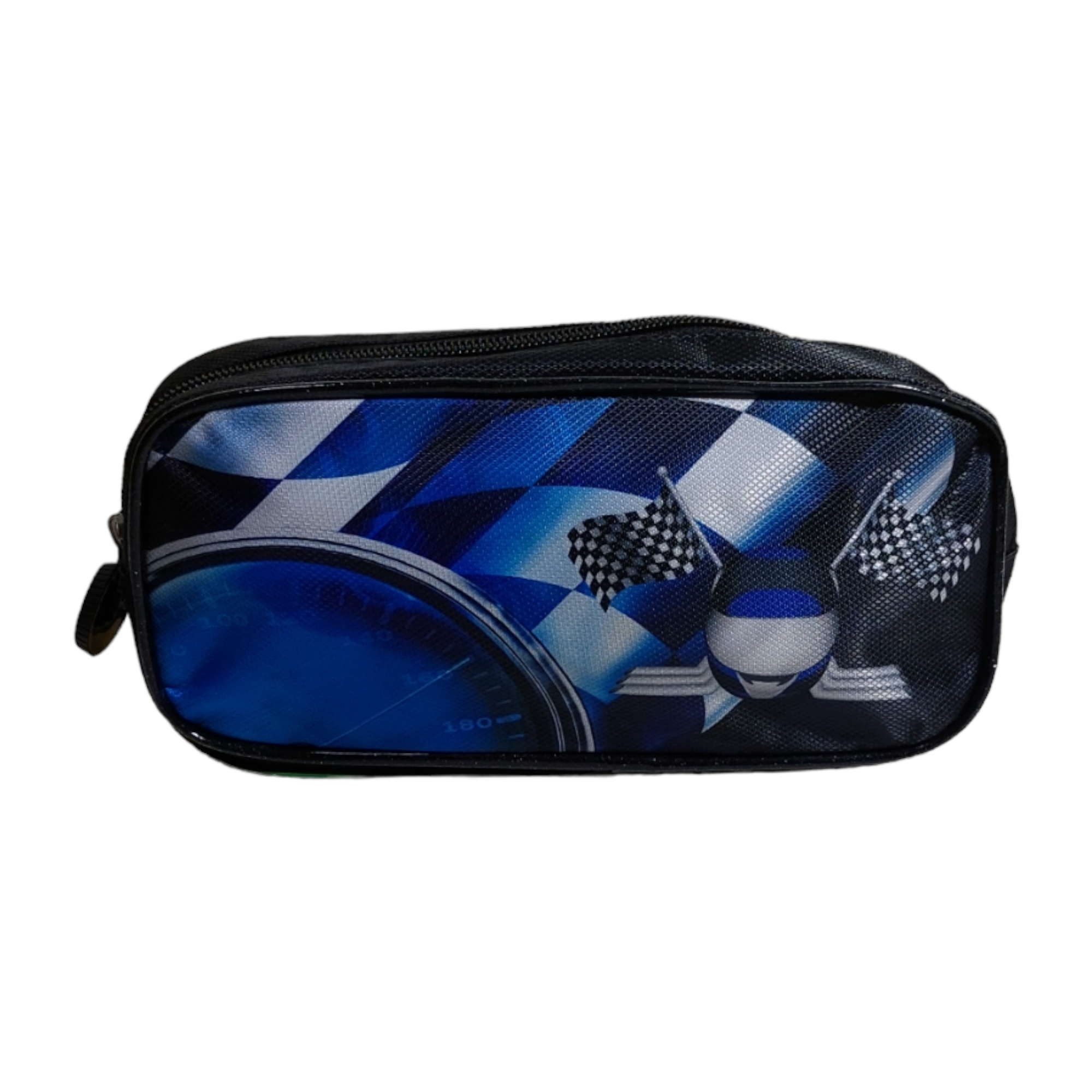 Combo de Mochila Lonchera y lapicera de Autos de carreras Marca Travel Republic