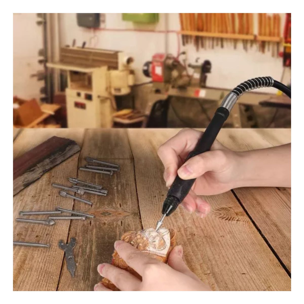 Mini Taladro Mototool Pulido Con 140 Accesorios Para Goxawee