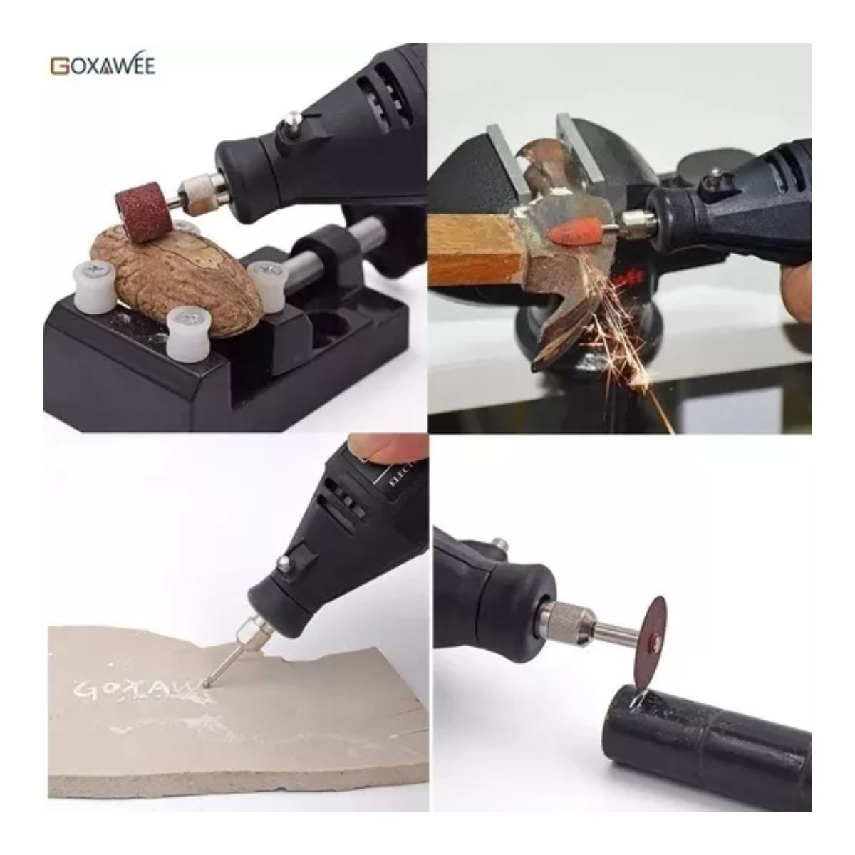 Mini Taladro Mototool Pulido Con 140 Accesorios Para Goxawee