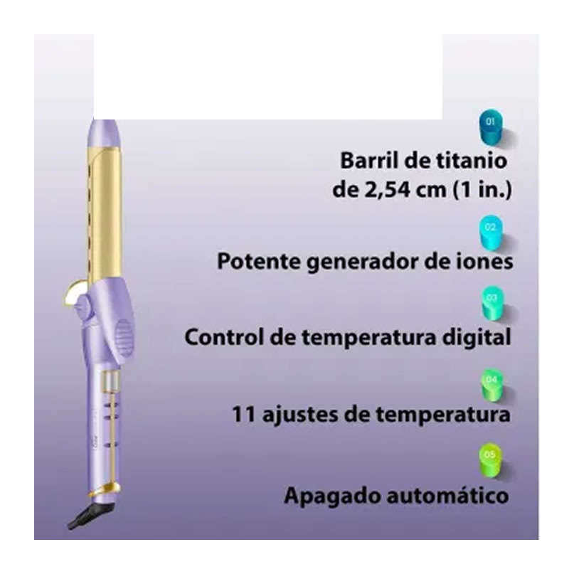 Tenaza Rizadora Para Cabello Conair Frizz Free CD600SAES SMS