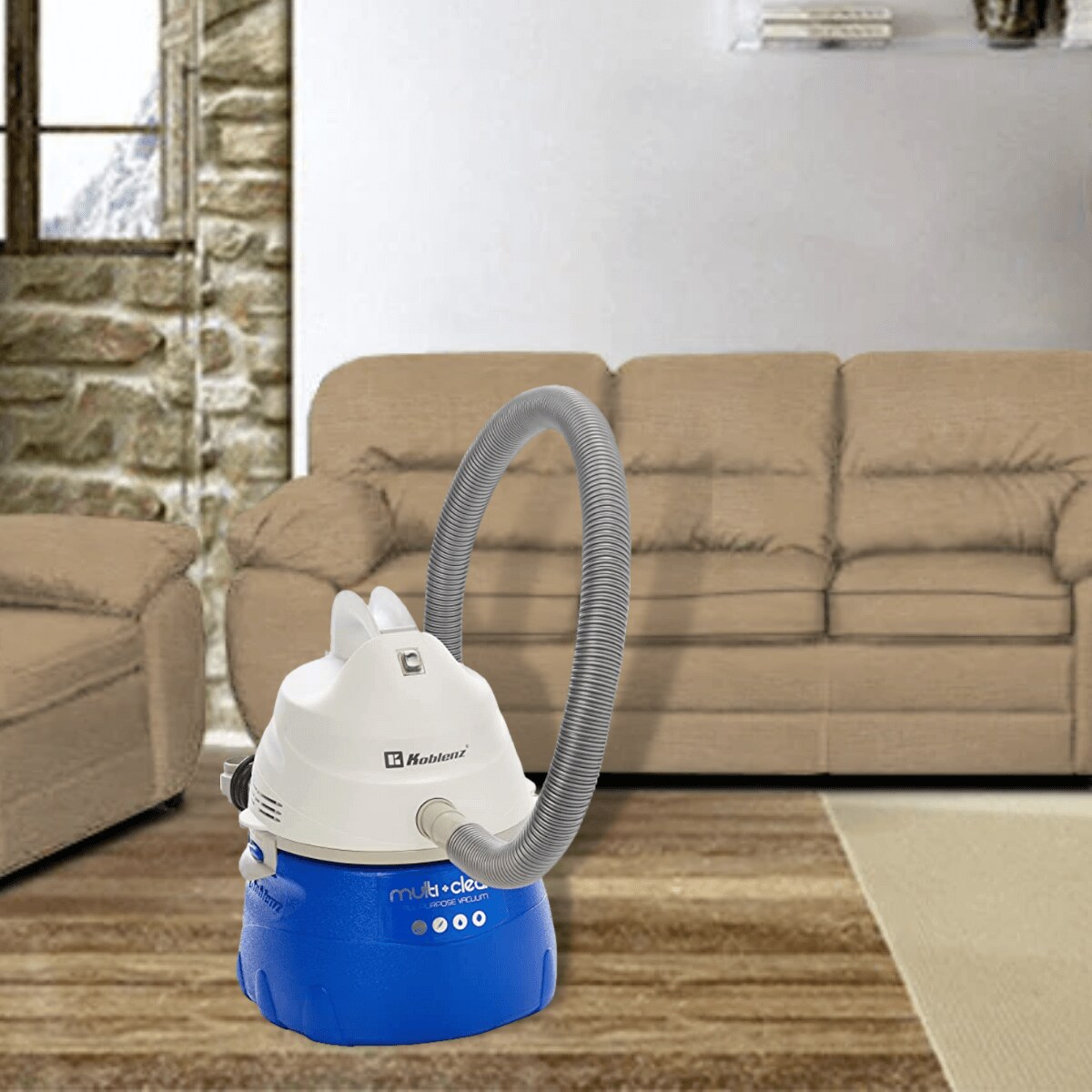 ASPIRADORA MULTIUSOS 120V 2HP 3 GALONES ACCESORIOS MANGUERA FLEXIBLE