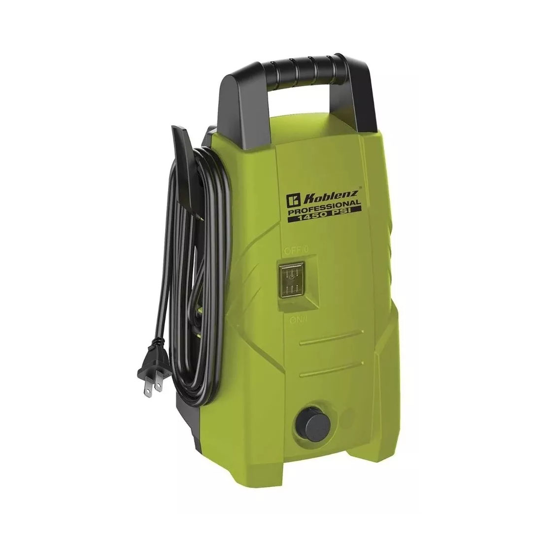 HIDROLAVADORA 120V 1450 PSI ACCESORIOS 5.5 L/MIN VERDE/NEGRO KOBLENZ