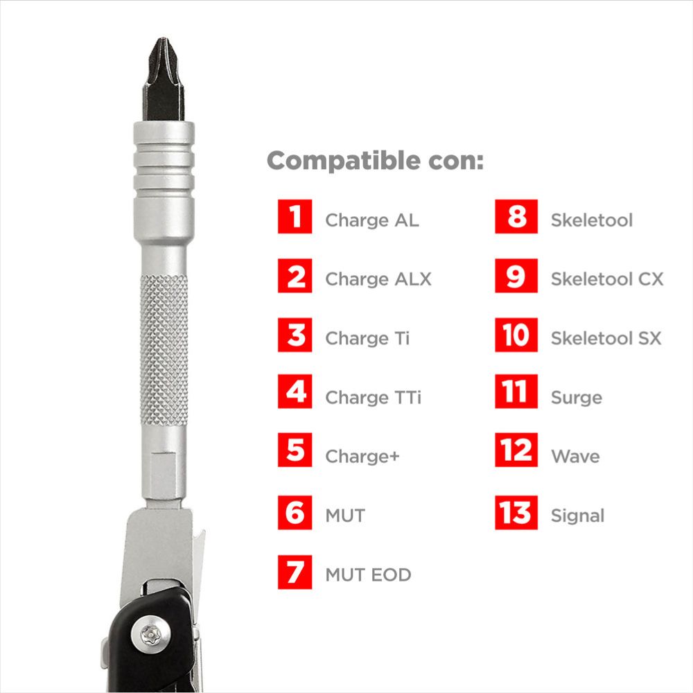 Extensión Para Puntas Intercambiables Plata Leatherman