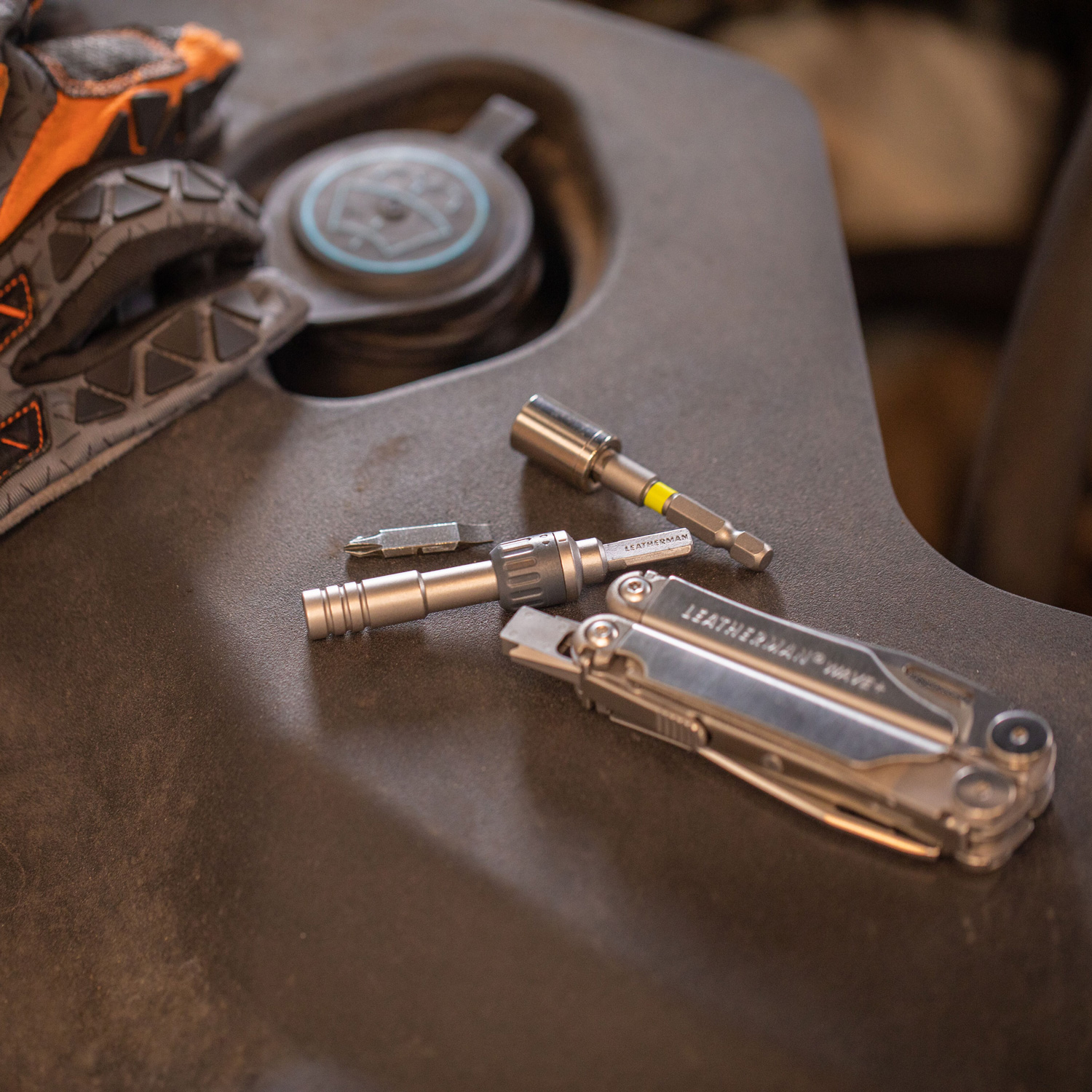 Extensión Con Matraca Para Puntas RATCHET DRIVER Plata Leatherman