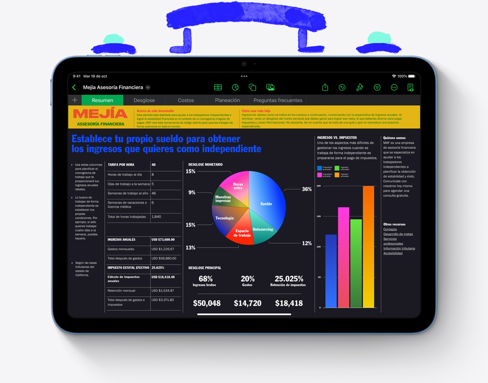 iPad Wifi Apple 9 generacion 10.2 In. 256GB, Grey 