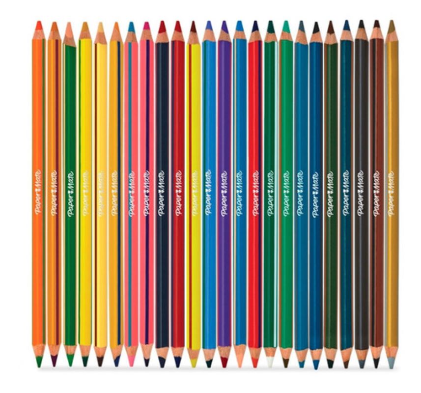 Set de Colores Paper Mate 981007896 con 24 pzas + 12 pzas (Lapiz)