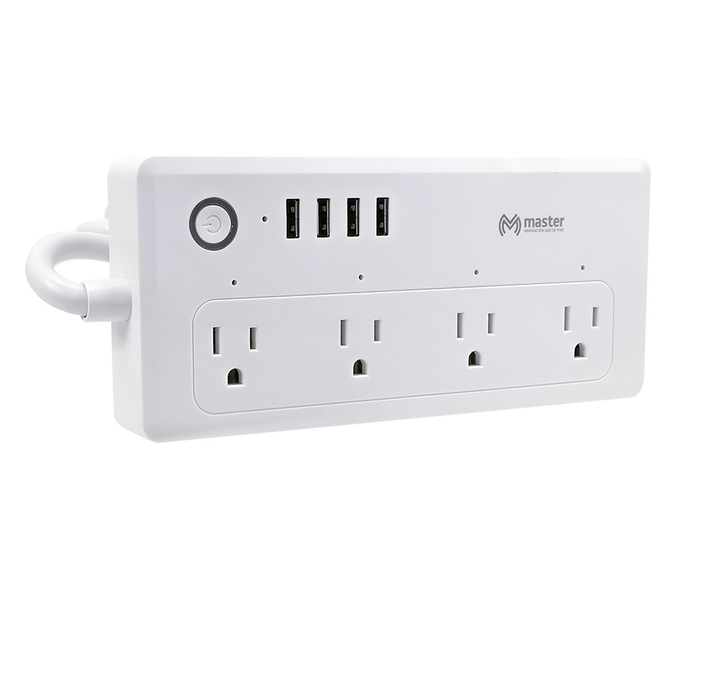 Multicontacto Inteligente WiFi con 4 Puertos USB / Master / IOT-POWSTRIP