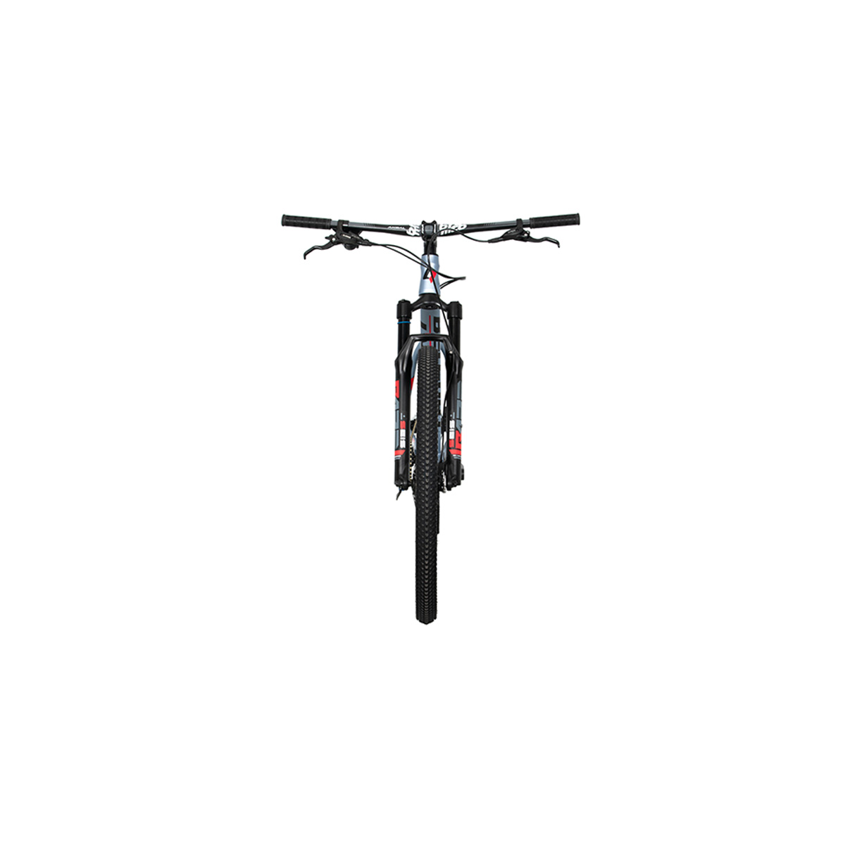 Bicicleta Belfort Coatl Rabe R27 T17 Plata Rojo 2024.