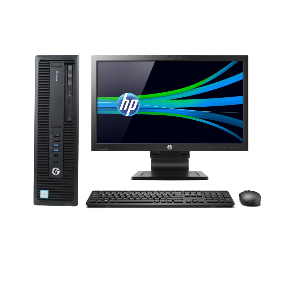 HP EliteDesk 800 G2 SFF | intel Core i5 6ta gen. | 8 GB RAM - 480 GB SSD | Monitor de 22" (Reacondicionado Grado A)
