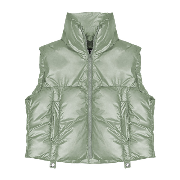 Chaleco para dama Modelo Yazmin Liso Forrado de la parte de Adentro